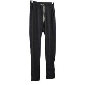 Vuori Ponto Performance Pant in Charcoal Heather Grey Size Small